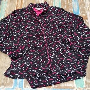 Morgan Taylor High Heel Shoe Print 2pc. Pajama Set